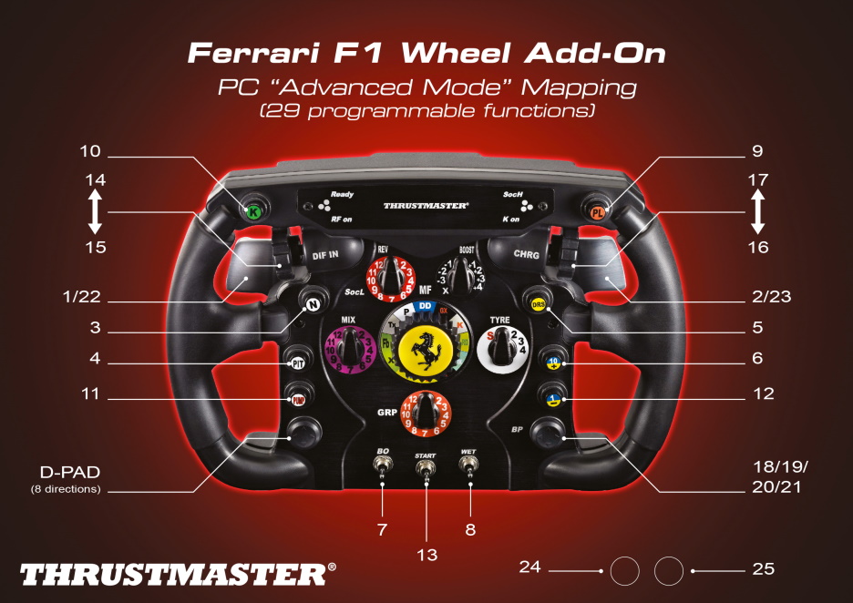 Thrustmaster F1 wheel