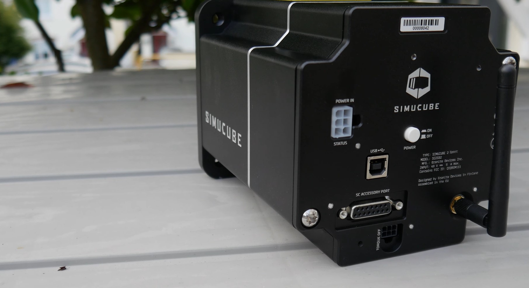 Simucube 2 Sport Connection Ports