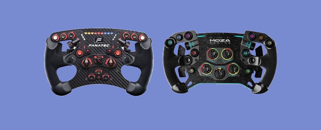 Moza GS Steering Wheel vs Fanatec Formula V2.5