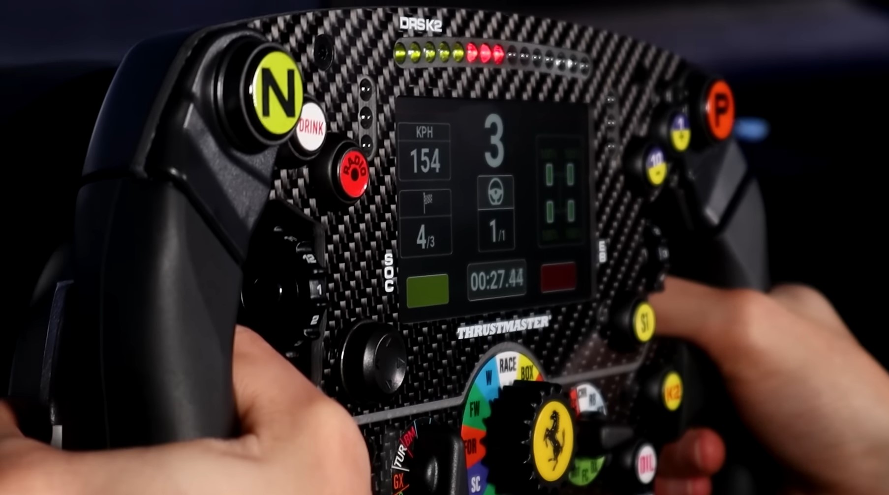 Thrustmaster Ferrari F1 Wheel Side